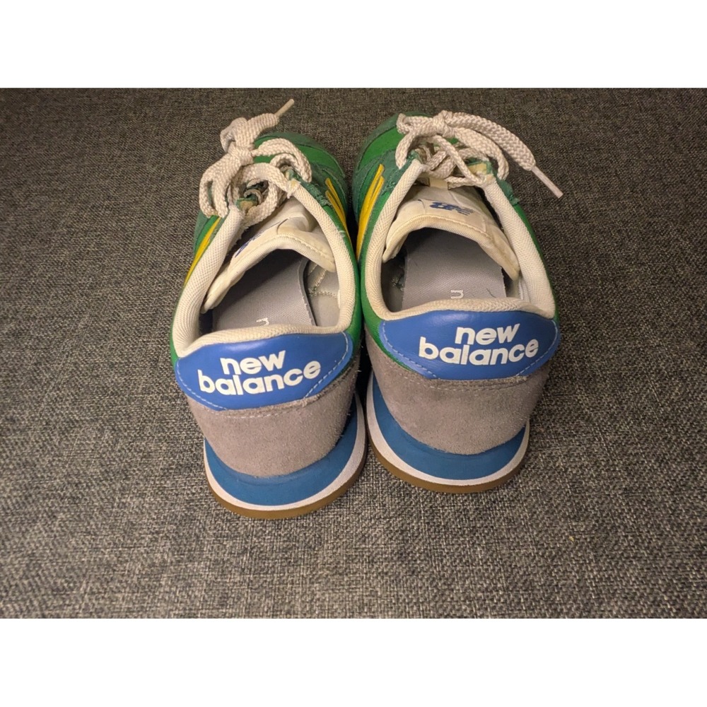 New Balance 420 V2‎ Sneakers Men's Sz 10  Green Yellow Suede Retro Classic Shoes - Picture 3 of 9